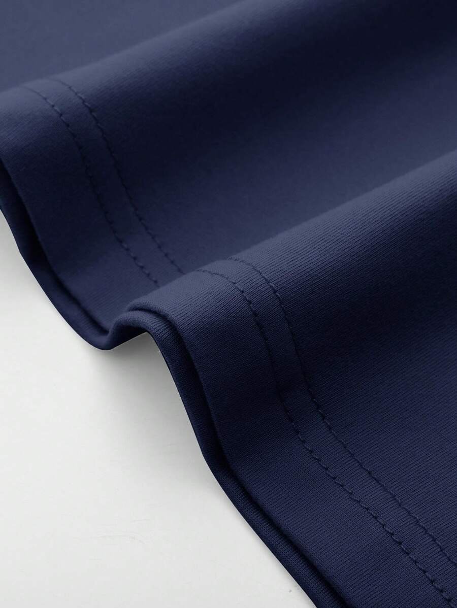 Camiseta ribete en contraste con parche de bolsillo - Imagen 2