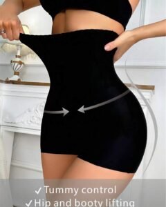 Shorts de fajas de talle alto