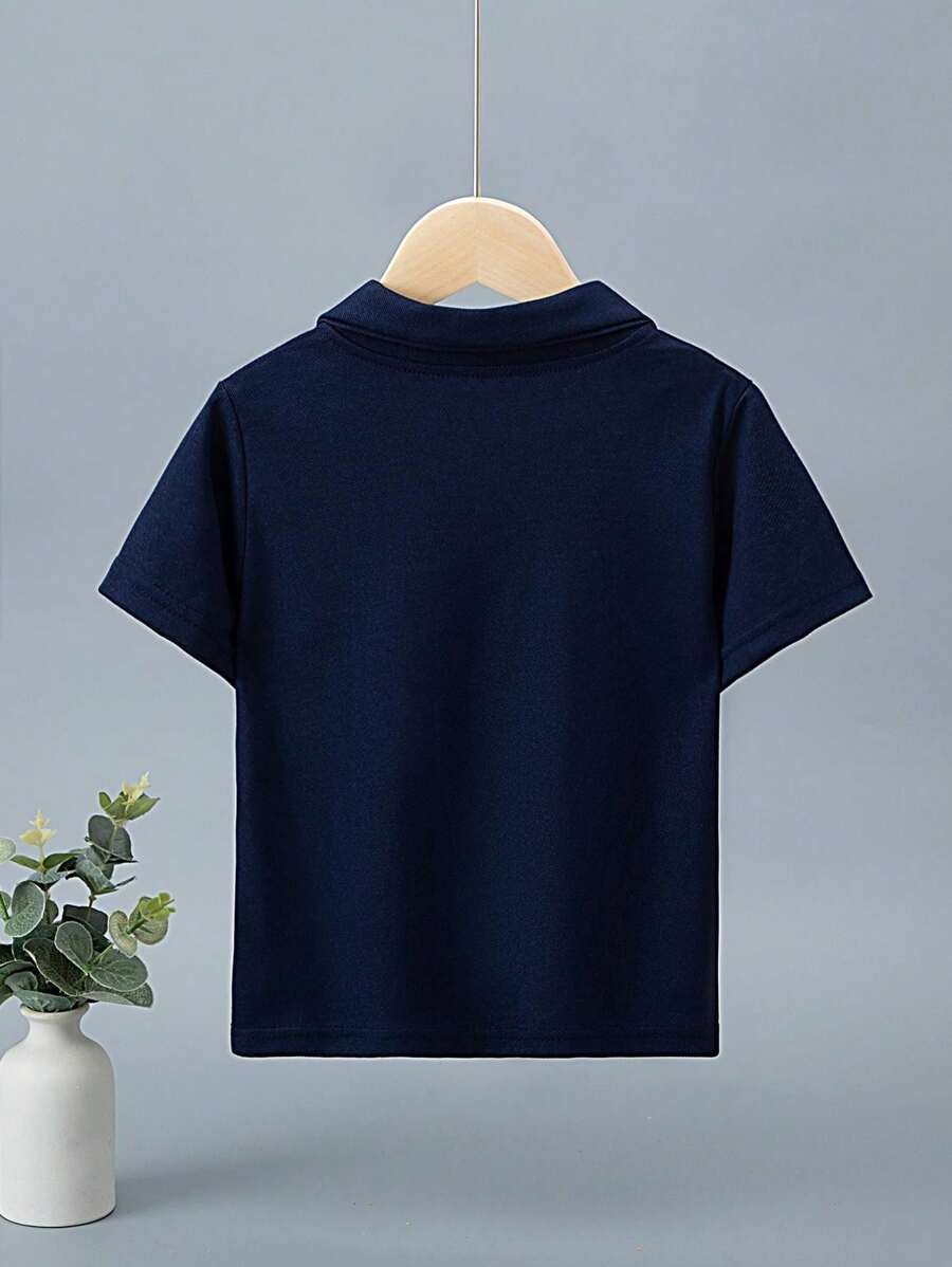 Camiseta polo de manga corta casual y transpirable - Imagen 3