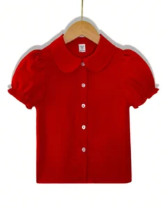 Camisa diaria sencilla de unicolor para niñas