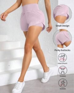 Short suelto para correr y entrenar, de tela transpirable y de secado rápido