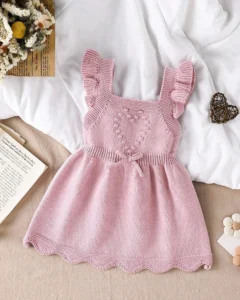 Vestido de tirantes sin mangas con dobladillo de Ruffle