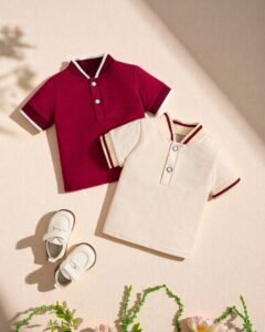 Camisas polo de punto de manga corta elegantes