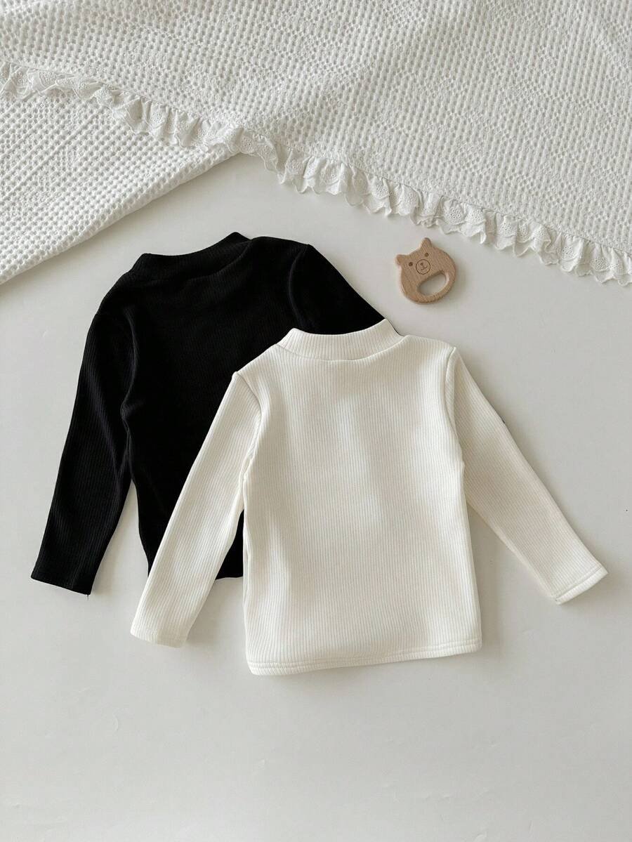 Sudadera de manga larga con cuello redondo forradas térmicamente - Imagen 3