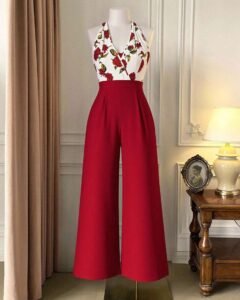 Mono tipo mono de talla grande con bloqueo de color y estampado floral