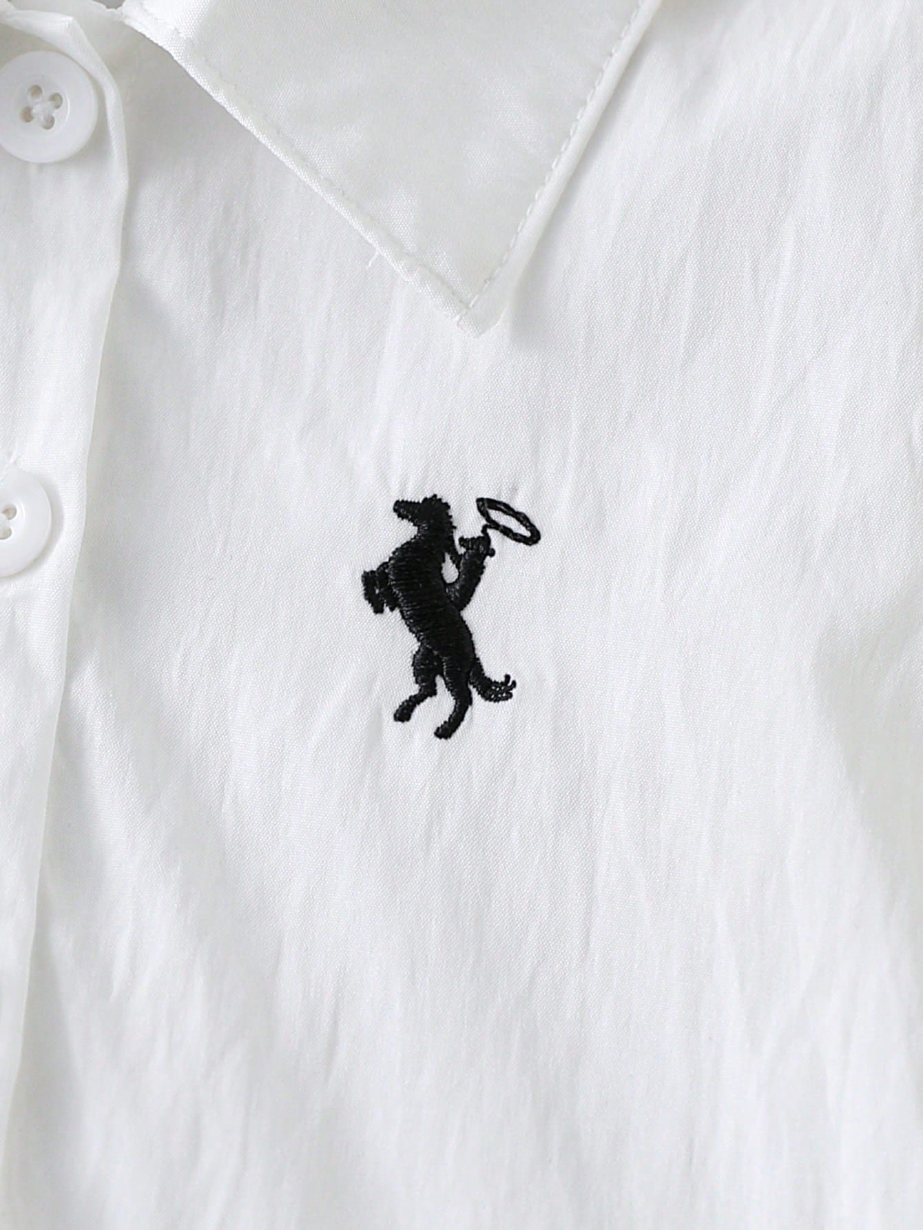 Camisa de polo de manga larga con cuello clásico - Imagen 2