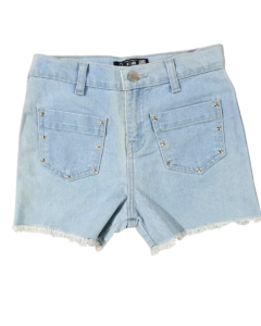 Shorts niña con bolsas frontales