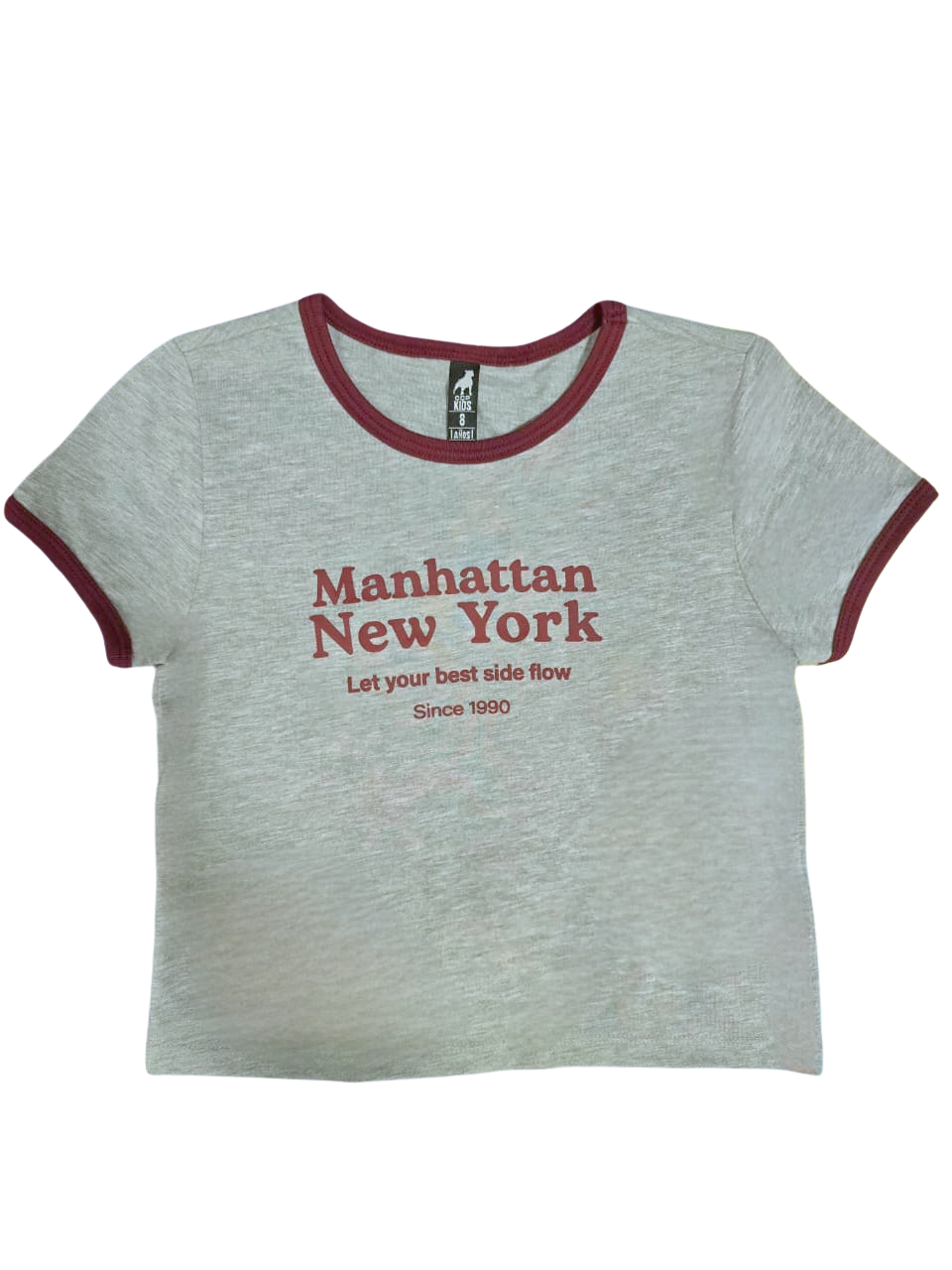 Playera niña estampado New York