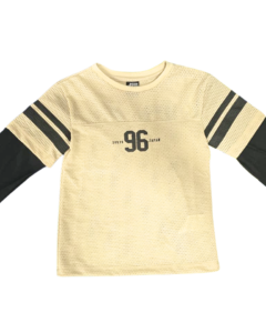 Playera manga larga niño con numero 96