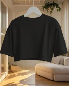 Camiseta corta de manga corta holgada