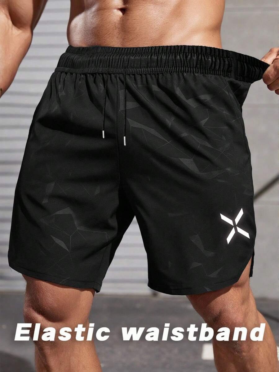 Pantalones cortos deportivos casuales estampados - Imagen 2