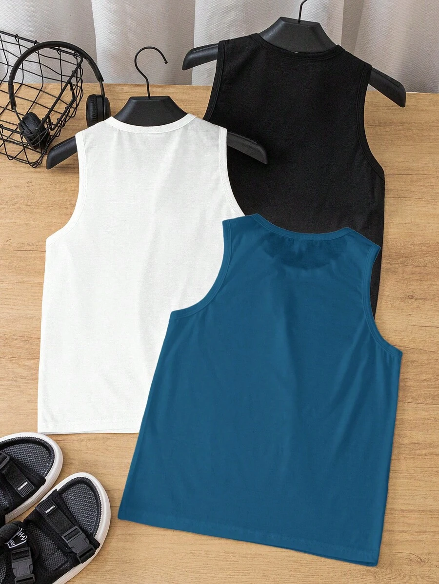 Camisetas de tirantes de cuello redondo con diseño lindo - Imagen 3