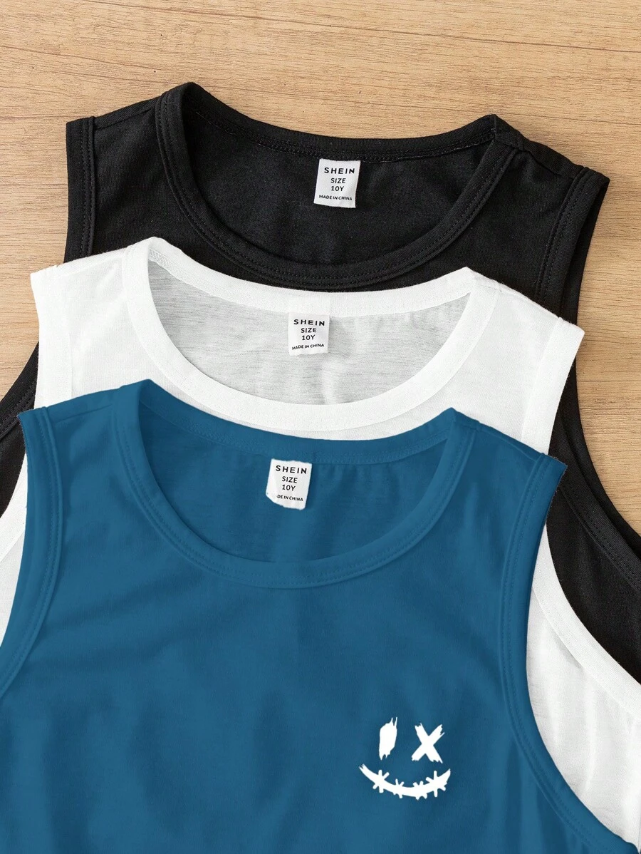 Camisetas de tirantes de cuello redondo con diseño lindo - Imagen 2