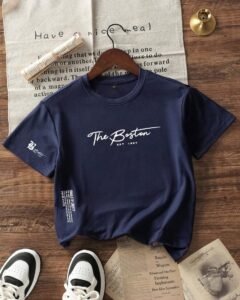 Camiseta de manga corta y cuello redondo con estampado gráfico