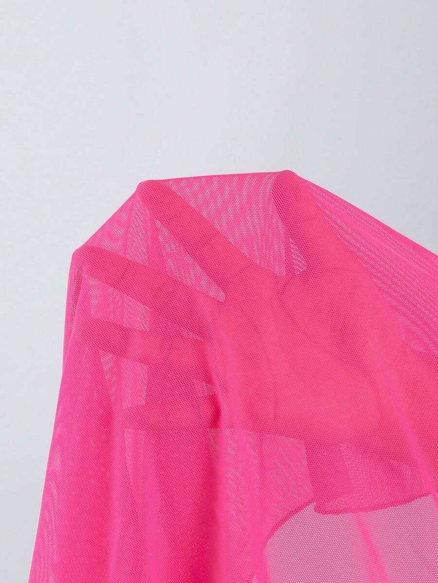 Traje de baño de una pieza con estampado floral blanco y cintura fruncida - Imagen 2