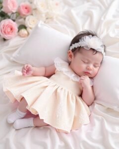 Vestido ligero de malla sin mangas con cuello de encaje