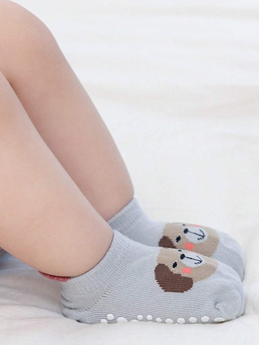 6 pares de calcetines antideslizantes de gel para bebé - Imagen 2