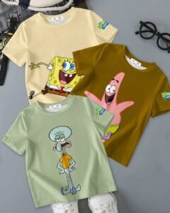 Camisetas de manga corta con gráficos de dibujos animados