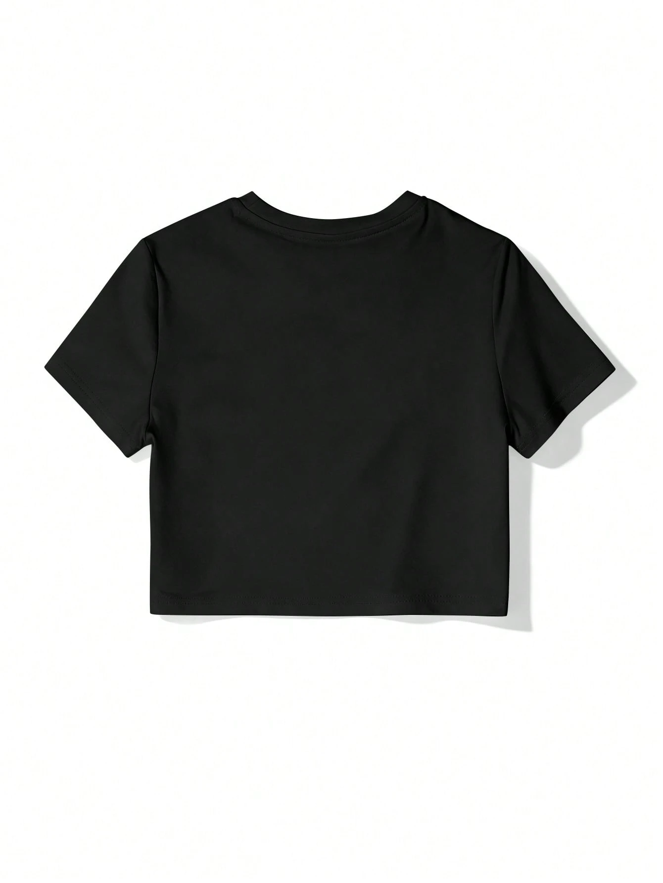 Camiseta de cuello redondo con estampado lindo - Imagen 2