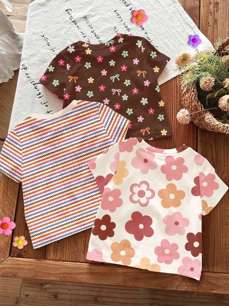 Camisetas de manga corta y cuello redondo básicas - Imagen 3