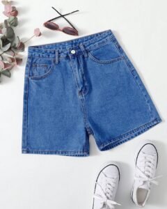 Pantalones cortos vaqueros holgados y versátiles
