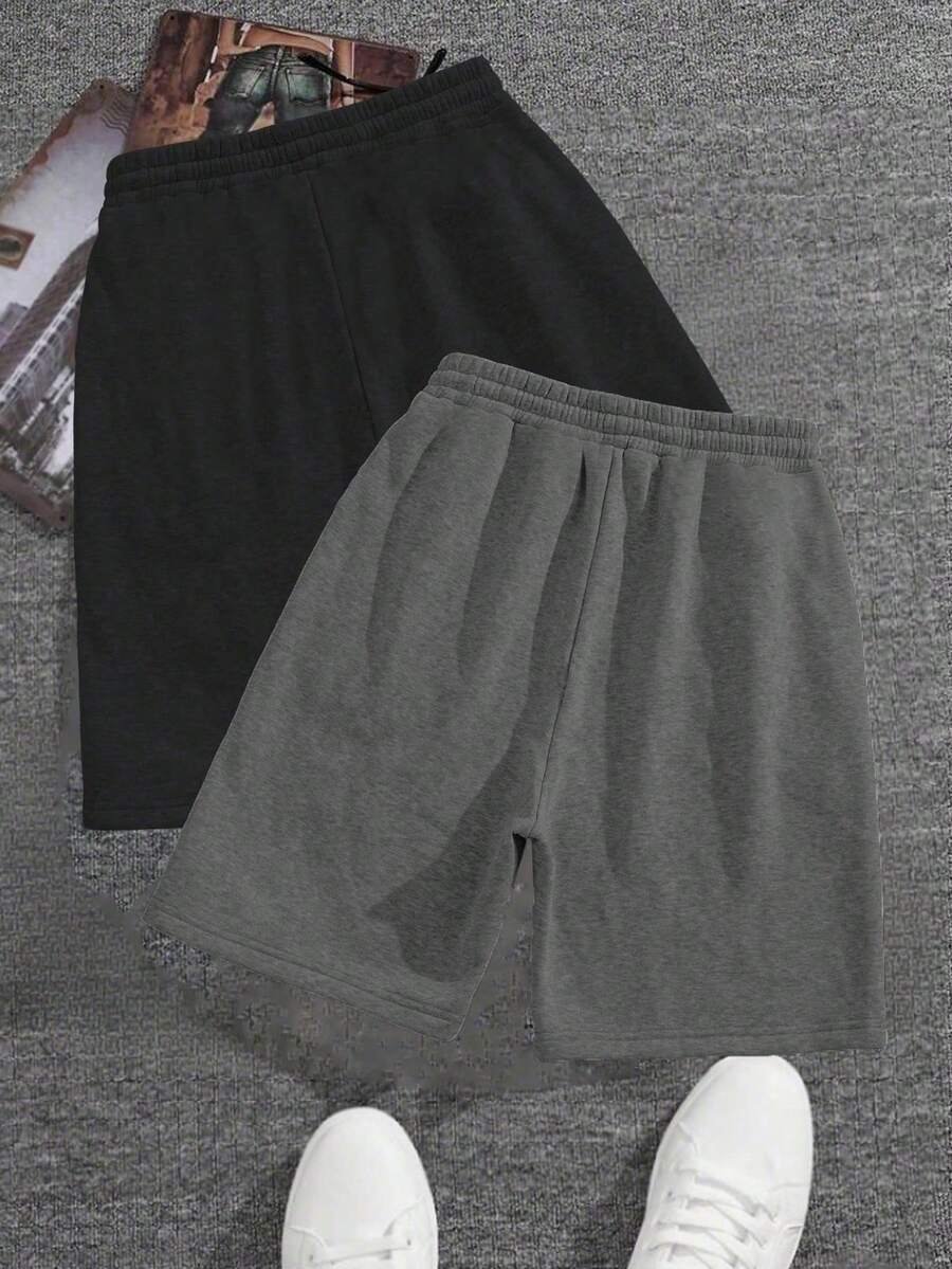Pantalones cortos casuales de seda de leche con bolsillos sueltos - Imagen 3