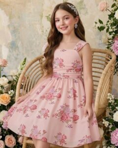 Vestido casual y elegante con estampado floral