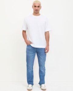 Jeans Rectos Azul Claro