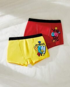 Calzoncillos tipo bóxer cómodos con estampado de contraste