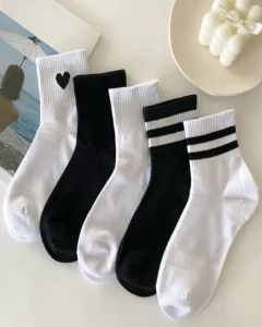 5 pares de calcetines versátiles a media pantorrilla