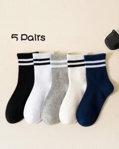 5 pares de calcetines deportivos de media pantorrilla