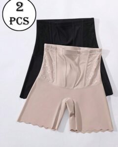 Set de 2 pantalones moldeadores sin costuras para la cintura de mujer