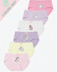 Bragas de algodón con estampado de unicornio para niñas