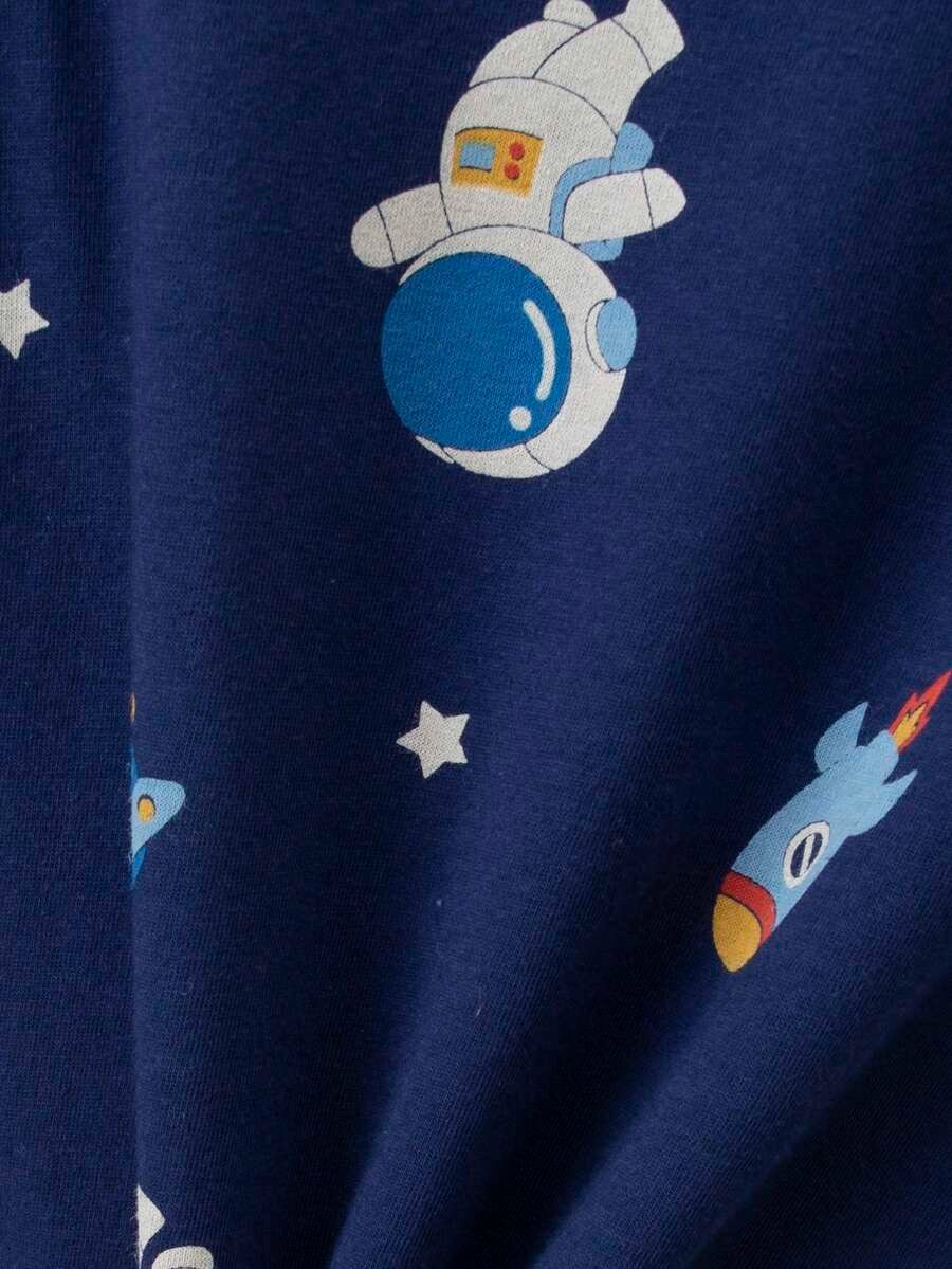 Pijama de Manga Corta y Pantalones Cortos para Niños - Imagen 3