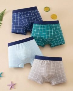 Calzoncillos bóxer con estampado a cuadros