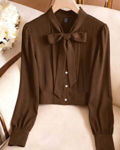 Blusa elegante y de oficina para otoño para damas