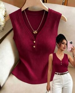 Blusa de tirantes casual versátil de unicolor para mujer de verano