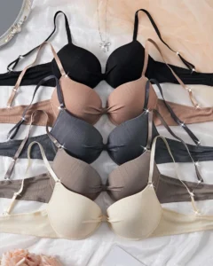 Sujetadores casuales para mujer con aros, sujetador de cierre frontal
