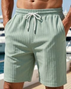 Pantalones cortos casuales de estilo bohemio clásico