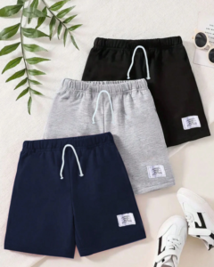 shorts deportivos casuales para niño joven