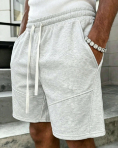Pantalones cortos deportivos casuales de corte holgado