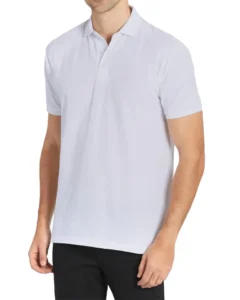 Playera polo blanco manga corta hombre supreme