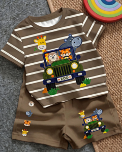Conjunto de camiseta casual minimalista para bebé niño
