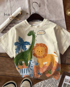 Top casual minimalista para bebé niño